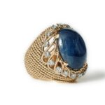 17ct sapphire ring by Sterlé, ca 1960