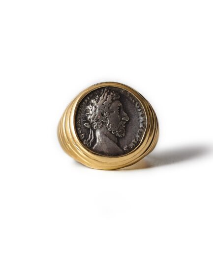 1970s Bulgari Monete ring, Emperor Commudos 180 - 192dc