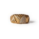 1987 Engelbert, Stockholm, 18kt Gold and Diamond Ring.
