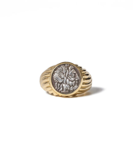 Bvlgari Monete Gold Ring with Ancient Coin ‘Fam Cornelia 88 a.c’.
